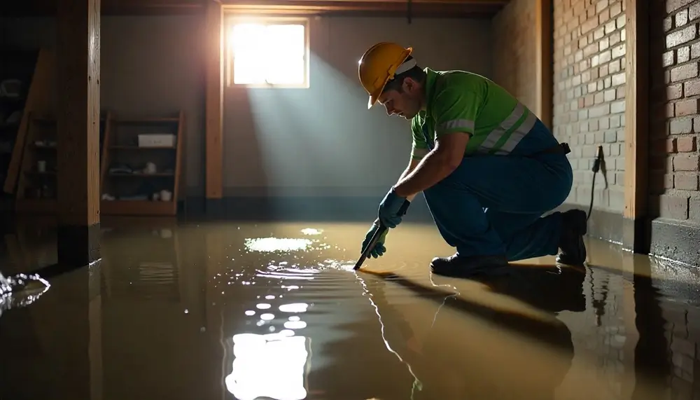 Professional water damage restoration services in Lyerly, GA